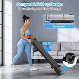 THERUN Walking Pad Treadmill Under Desk, Portable Mini Treadmill for Home/Office, Walking Pad Treadmill 2.5HP, Walking Jogging Machine with 265 lbs Weight Capacity Remote Control LED Display