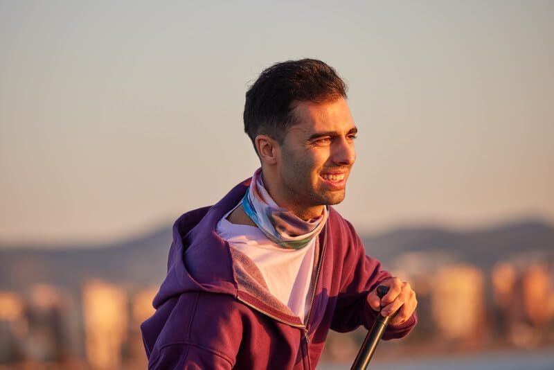 BUFF CoolNet UV Neck Gaiter, UPF 50 Sun Protection, Breathable, Versatile, Quick Dry Face Mask, Multi-Colored, Adult Size