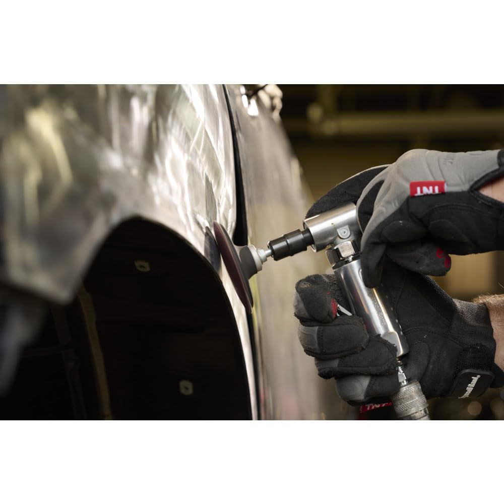 Ingersoll Rand 301B Air Die Grinder – 1/4", Right Angle, 21,000 RPM, Ball Bearing Construction, Safety Lock, Aluminum Housing, Lightweight Power Tool, Black