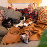 Arcturus Military Wool Blanket - Warm, Thick, Washable - Great for Outdoors, Camping, Stadium Blanket, Picnics, Travel - Car & Bushcraft Survival Kits, Large 64in x 88in 4.5 lb