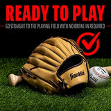 Franklin Sports Baseball + Softball Gloves - Field Master Adult + Youth Baseball + Softball Gloves - Right Hand + Left Hand Gloves - Infield + Outfield Mitts - Multiple Sizes + Colors