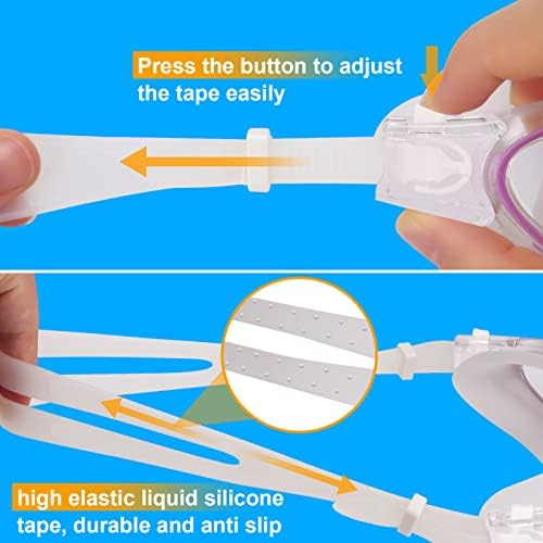 WIN.MAX Polarized Swimming Goggles Swim Pool Goggles Anti Fog Anti UV No Leakage Clear Vision for Men Women Adults Teenagers