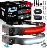 COSOOS Original 2 Rechargeable Headlamp Flashlight w/Red Light & Carry Case,1000 Lumen Bright LED Head Lamp Wide Beam, Motion Sensor, 2.4 oz Lightweight Headlight for Hiking & Camping Gear