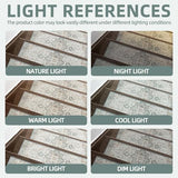 Carpet Stair Treads Non Slip 15PCS, 8" X 30" Edging Stair Runner for Wooden Steps Indoor, Resistant Stair Rugs with Reusable TPE Adhesive Backing, Residue Free Mat for Kids, Elders, Pets, Taupe