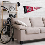 Rico Industries NCAA Exclusive 12" x 30" Felt Wall Décor Pennant - Great for Home/Bed Room/Man Cave Décor