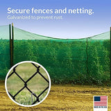 Pinnacle Mercantile 120 Pack Tent Stakes Metal Garden Edging Fence Hooks Pegs Christmas Decoration Stakes Made USA 9 inches Long
