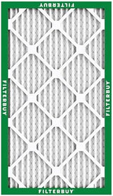 Filterbuy 10x24x1 Air Filter MERV 8 Dust Defense (6-Pack), Pleated HVAC AC Furnace Air Filters Replacement (Actual Size: 9.50 x 23.50 x 0.75 Inches)