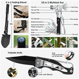 235Pcs Emergency Survival Kit and First Aid Kit Professional Survival Gear Tool with IFAK Molle System Compatible Bag, Gift for Men Camping Outdoor Adventure Boat Hunting Hiking & Earthquake