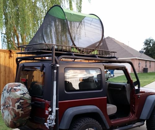 Instant Pop up Screen Tent for Camping, Noseeum Netting has Finer Mesh Than a Mosquito Net (Tarp Floor)