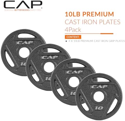 CAP Barbell 2-Inch Olympic Grip Weight Plate | Multiple Options