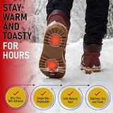 Insole Foot Warmers - Up to 10 Hours of Heat, Easily Apply with Adhesive - Ultra Thin, Easy, All Natural - Air Activated, Odorless Hot Insole Warmers - Sport Temp