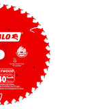 Diablo High-Performance Finish Trim Saw Blade for Wood - 6-1/2" x 40-Teeth, Tico Carbide - D0641X