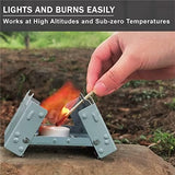 Godora Solid Fuel Tablets, Powerful Solid Fuel (1300-Degree), Lit Easily Solid Fuel Tablets, Waterproof Solid Fuel Tablets for Backpacking, Outdoor, Camping, and Emergency Use -Eco Friendly