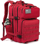 QT&QY 25L/35L/45L Military Tactical Backpack For Men Molle Daypack 3 Day Bug Out Bag Hiking Rucksack With Bottle Holder