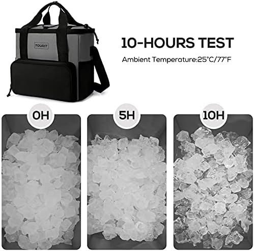 TOURIT Cooler Bag 24/35/46-Can Insulated Soft Cooler Portable Cooler Bag 14.6/24/32L Large Lunch Cooler for Picnic, Beach, Work, Trip
