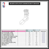 Ultra Game Men's NBA Official Athletic Cushioned Secure Fit Crew Socks-6 Pack