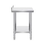 Mophorn Stainless Steel Table Work Table 24 x 24 x 34 Inch Commercial Food Prep Worktable Heavy Duty Prep Worktable Metal Work Table with Adjustable Feet for Restaurant, Home and Hotel