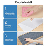 Non Slip Stair Treads for Wooden Steps,15 Pack 8" X 30" Stairs Carpet Treads Indoor with Reusable Peel and Stick Adhesive for Kids Elders and Pets