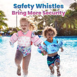 HeySplash Swim Vest for Kids, Toddler Pool Floaties Fit 20-50/70 Lbs, Children Swimming Vest with Adjustable Strap, Swim Jacket Water Wing Arm Float, Puddle Sea Beach Boat Jumper Boy Girl Baby