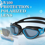 WIN.MAX Polarized Swimming Goggles Swim Pool Goggles Anti Fog Anti UV No Leakage Clear Vision for Men Women Adults Teenagers