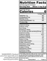 Hallelujah Diet Organic BarleyMax - Barley Grass Juice and Alfalfa Juice Powder, Vegan Formula, Plant-Based Dietary Supplement, Health Food Products, Original, 8.5 Ounce Bottle (60 Day Supply)