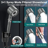Portable Shower for Camping - 6000mAh Rechargeable Camping Shower, IPX7 Waterproof Shower Pump, Electric Filter Sprayer Head for Outdoor, Pet Bath, RV, Hiking, Travel,Beach