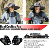 Colitt - Fishing Hat with Built in Fan, 2025 New Hat with Fans Solar Power, Wide Brim Outdoor Fishing -Solar & USB Charging (Style - E)