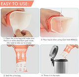 DIBBATU Disposable Urine Bag, 12/24 PCS Pee Bags for Travel for Women/Men, 800ML Emergency Portable Urinal Bag and Vomit Bags, Unisex Urinal Bag for Camping, Traffic Jams, Pregnant, Patient, Kids