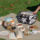 Sort & Snack Travel Cooler Bag - Fits up to 3 Sort & Snack Snacklebox - Perfect Insulated Soft Cooler Bags Collapsible Coolers for Travel and Road Trip Essentials for Adults