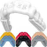 Bulletproof: World’s Thinnest Most Breathable Mouthguard is 3X Stronger! MMA Football Basketball Hockey Lacrosse Rugby BJJ Boxing Sports Mouth Guard Grinding Teeth. Men Women Adult Youth Kids Braces