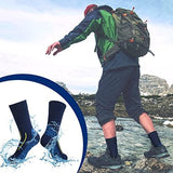 Janmercy 3 Pairs Unisex Waterproof Socks Breathable Knit Socks for Men Women for Hiking Wading Running Skiing, 3 Colors