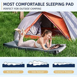 HomeMate CertiPUR-US Memory Foam Camping Mattress Pad Portable Roll Up Mattress for Adults Sleeping Mat Cot Mattress Pad