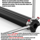 Garage Door Torsion Springs with Non-Slip Winding Bars, Oil-Free Electrophoretic Coated Coil 2-Inch Diameter Spring Set, 1 Pair, 207 X 2'' X 22''