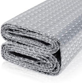 Reflective Bubble Insulation Sheet, Double Side Aluminum Foil Bubble Shield, Aluminum Foil Thermal Insulation Radiant Barrier for Windows, RV, Roof, Garage Door (47IN X 15FT)