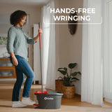 O-Cedar Easywring Microfiber Spin Mop & Bucket Floor Cleaning System with 3 Extra Refills