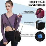 64OZ Vacuum Insulated Water Bottle - Keep Hot Cold Vacuum Flasks with Straw & Spout Lids, Paracord Handle, Water Bottler Carrier Holder & Protective Cup Mat, 1.8L Stainless Steel Water Jug