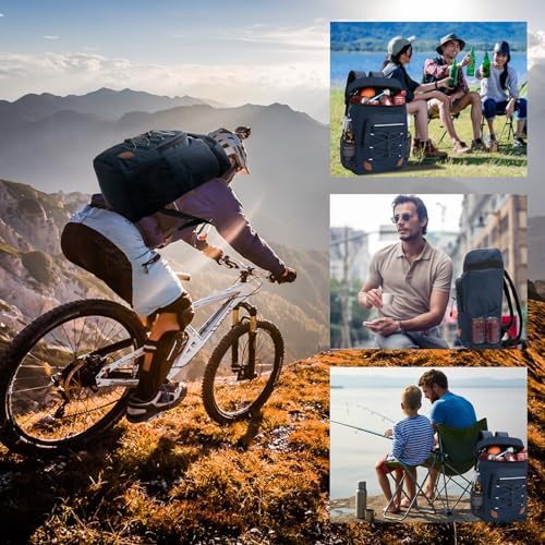 Backpack Cooler Insulated Leak Proof for Men Wowen 36 Cans Soft Cooler Backpack Insulated Waterproof Large Capacity Coolers Bag Portable for Lunch Camping Travel Picnic Hiking