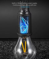 4 Pack Camping Lights Rechargeable, Hanging Tent Lights Bulb with Hook, Timer Function, 3 Lighting Modes Tent Lamp for Camping, Hiking, Backpacking, Emergency Outage (White)