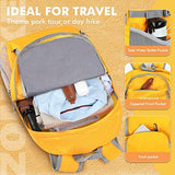 ZOMAKE Lightweight Packable Backpack 30L, Foldable Hiking Backpacks Water Resistant Compact Folding Daypack for Travel(Yellow)