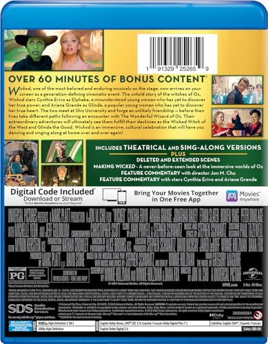Wicked (Blu-ray + Digital)