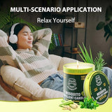 Mosquito Repellent Candles (2-Pack) - 9oz Citronella Candles Outdoor, DEET-Free Bug Control with 5 Essential Oils, 30-Hour Burn for Patio Backyard Camping Room