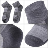 Merino Wool Ankle Socks, Men's Women's 90% Wool Athletic Thin Running Moisture Wicking Socks, 3 Pairs