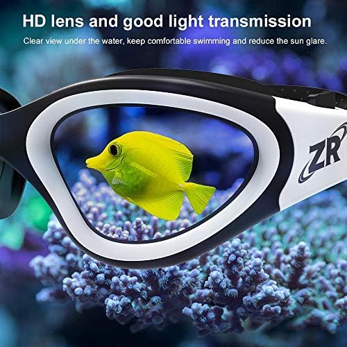 ZIONOR G1 Polarized Swimming Goggles for Unisex Adult Women Anti Fog 100% Anti UV Diving Goggles