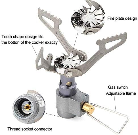 BRS Outdoor BRS-3000T Ultra-Light Titanium Alloy Miniature Portable Picnic Camping Gas Cooking Stove Portable Ultralight Burner 25gram