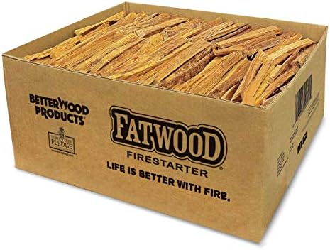 1 Pack Fatwood Fire Starter Sticks, Fireplace & Campfires, 50 Lbs
