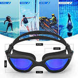 ZIONOR G1 Polarized Swimming Goggles for Unisex Adult Women Anti Fog 100% Anti UV Diving Goggles