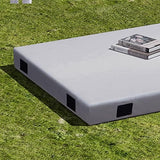 Memory Foam Camping Mattress 2.5 inch, Cot Pads, Single Small Portable Roll Up Camping Sleep Topper with Waterproof and Non-Slip Bottom, Camping Car Mat with Travel Bag, 72"×24"×2.5", Grey