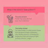 Oath Nutrition Clear Whey Isolate Protein Powder, Kiwi Strawberry, 20g Complete Protein per Serving, No Added Sugar, Grass-Fed, 18 Servings