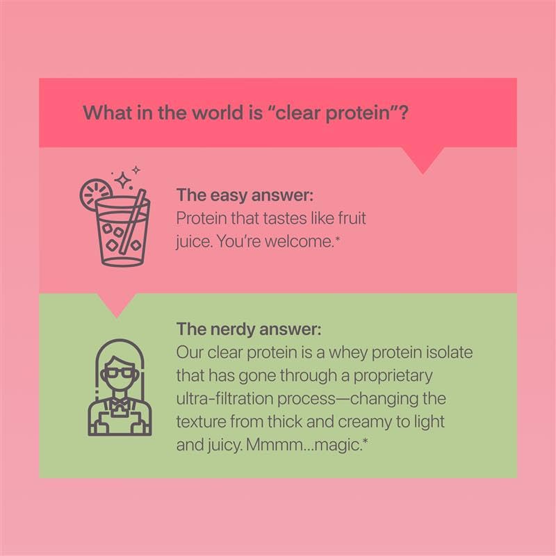 Oath Nutrition Clear Whey Isolate Protein Powder, Kiwi Strawberry, 20g Complete Protein per Serving, No Added Sugar, Grass-Fed, 21 Servings