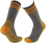 Cerebro Merino Wool Socks for Men, Cushioned Mid-calf Socks Moisture Wicking Men's Hiking Socks for Home, Trekking, Outdoors